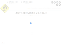 Tablet Screenshot of absautoservisas.lt
